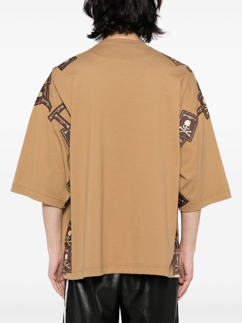 logo-embroidered t-shirt 3