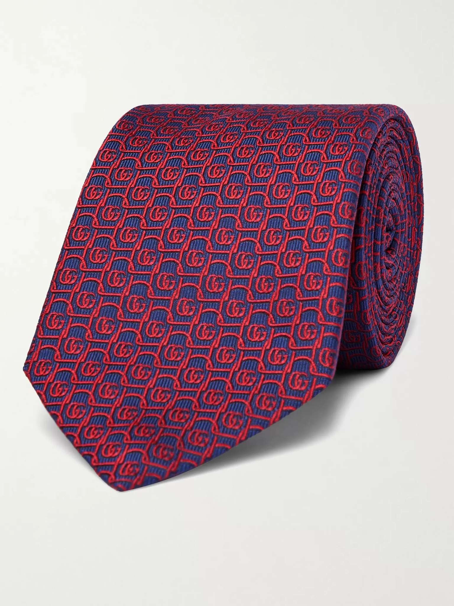 7cm Logo-Jacquard Silk Tie - 4