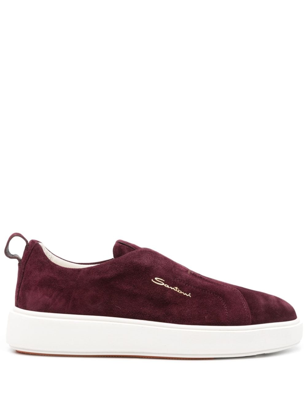 suede slip-on sneakers - 1