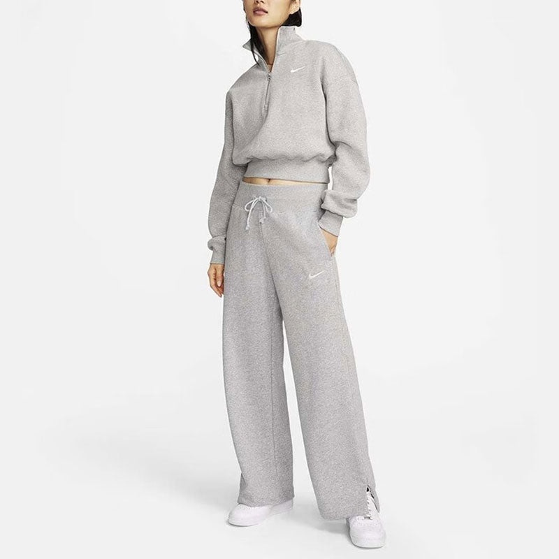 (WMNS) Nike Sportswear Phoenix Sweatpants 'Dark Grey Heather' FZ7208-063 - 3