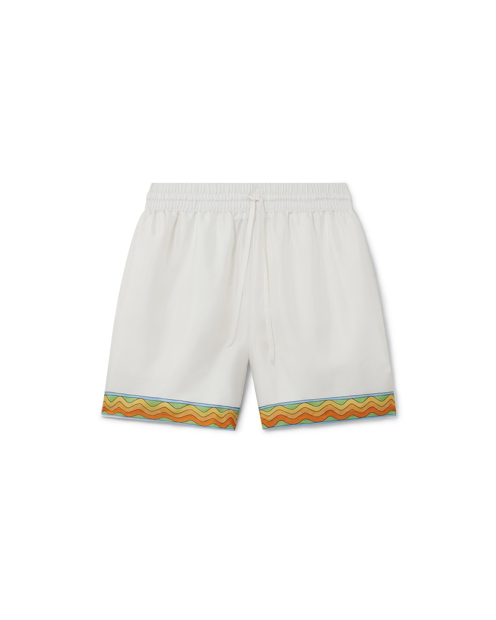 Afro Cubism Tennis Club Silk Shorts - 1