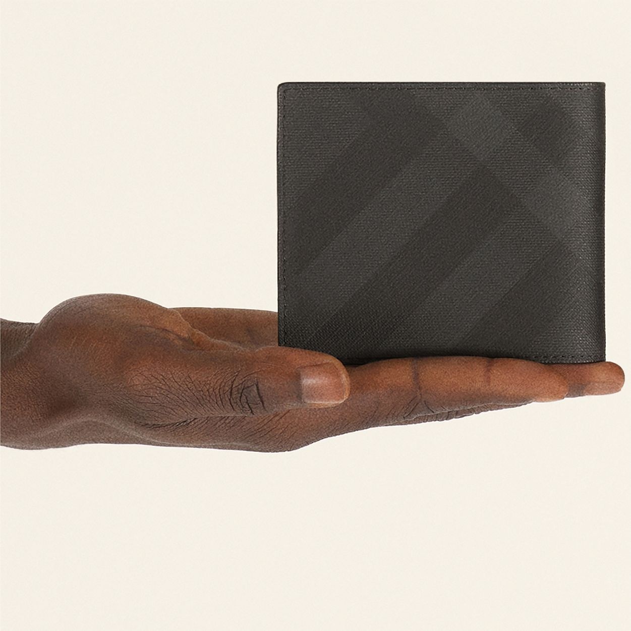 London Check and Leather International Bifold Wallet - 4