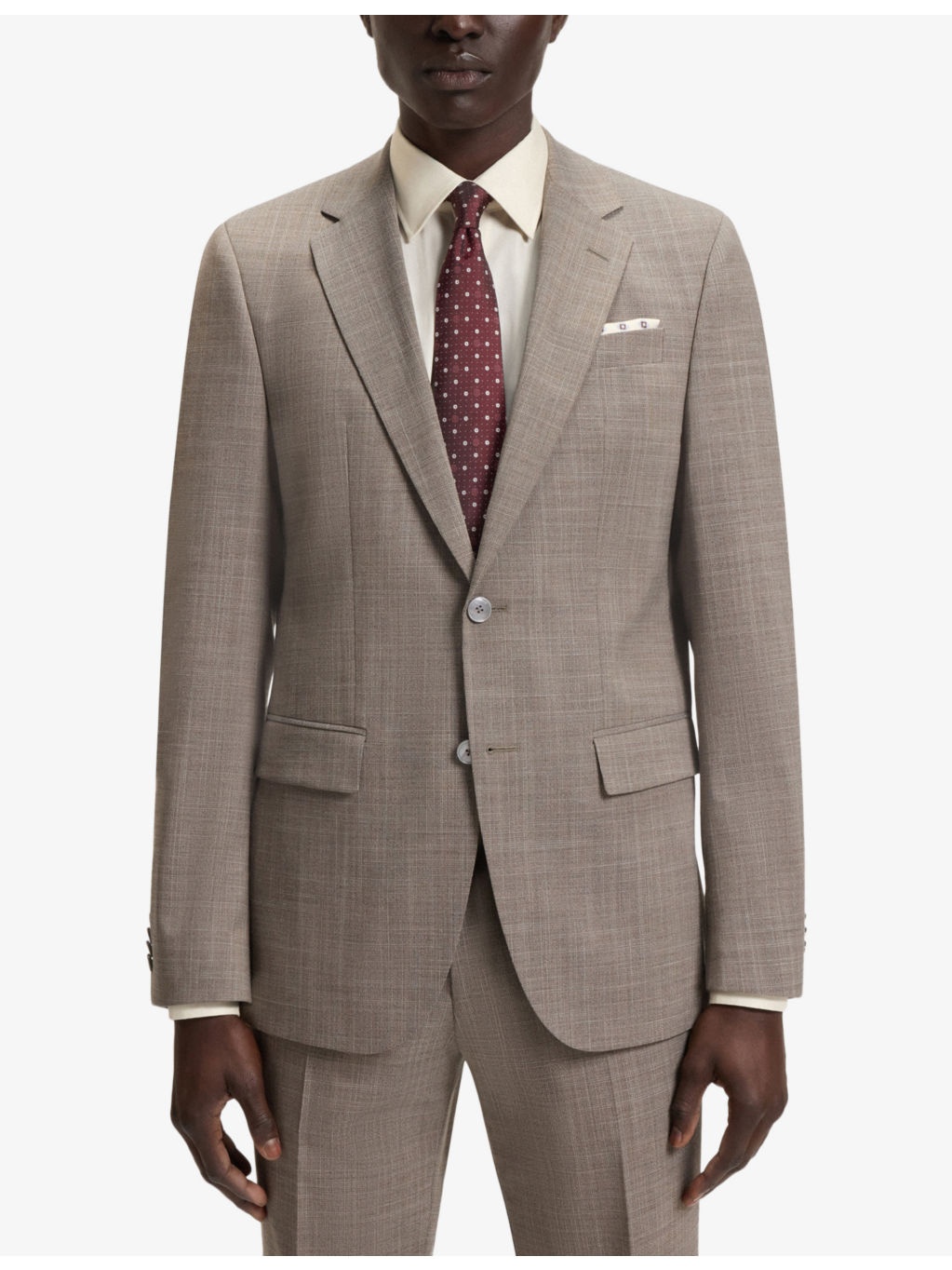 Micro Monogram-Pattern Silk-Blend Tie - 2