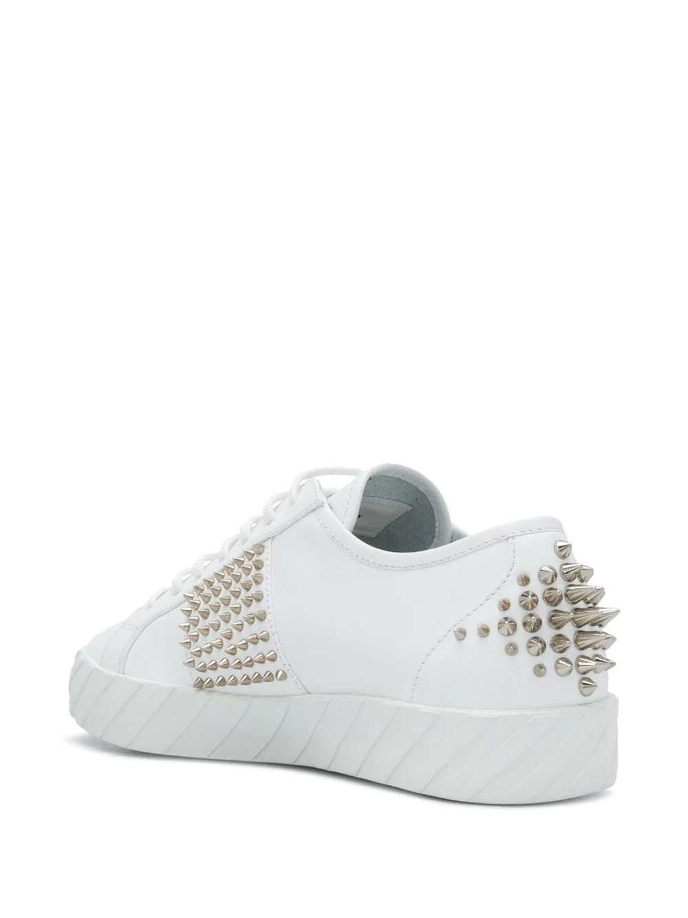 stud embellished low-top sneakers  - 3