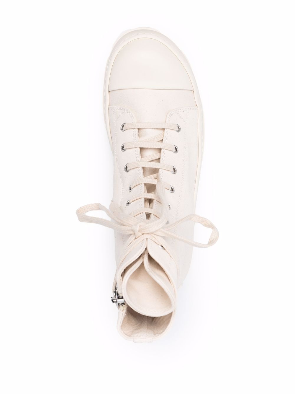 lace-up high-top sneakers - 4