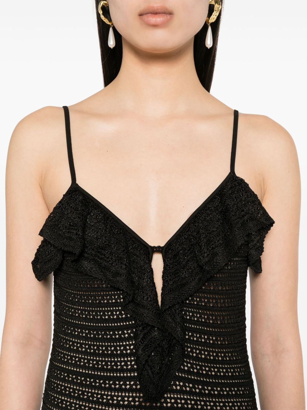 crochet midi dress - 5