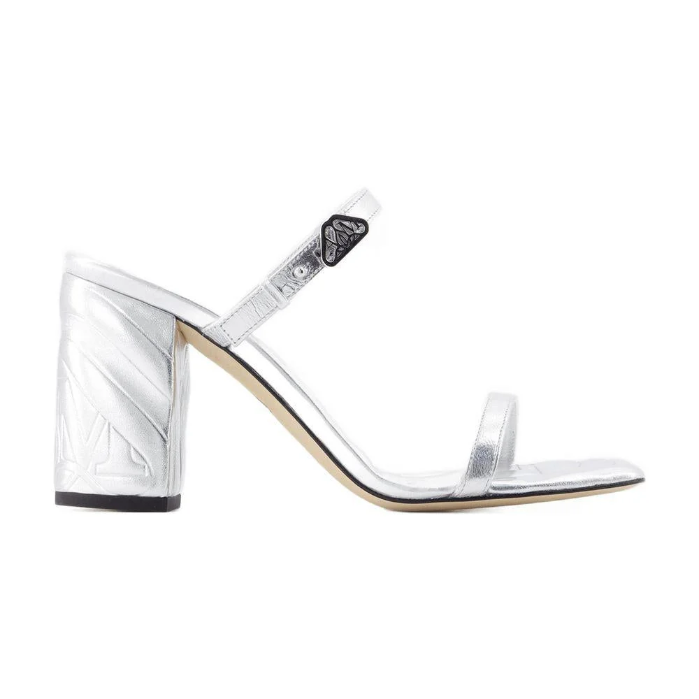 Alexander McQueen ALEXANDER MCQUEEN SEAL HEELED SANDALS - 1