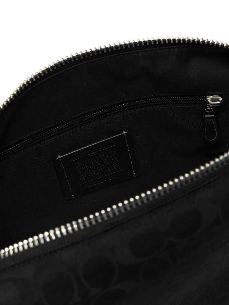 pattern key-charm shoulder bag 5