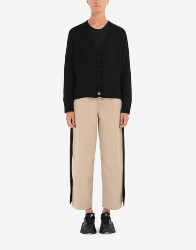 MM6 Maison Margiela Loose rib cardigan outlook