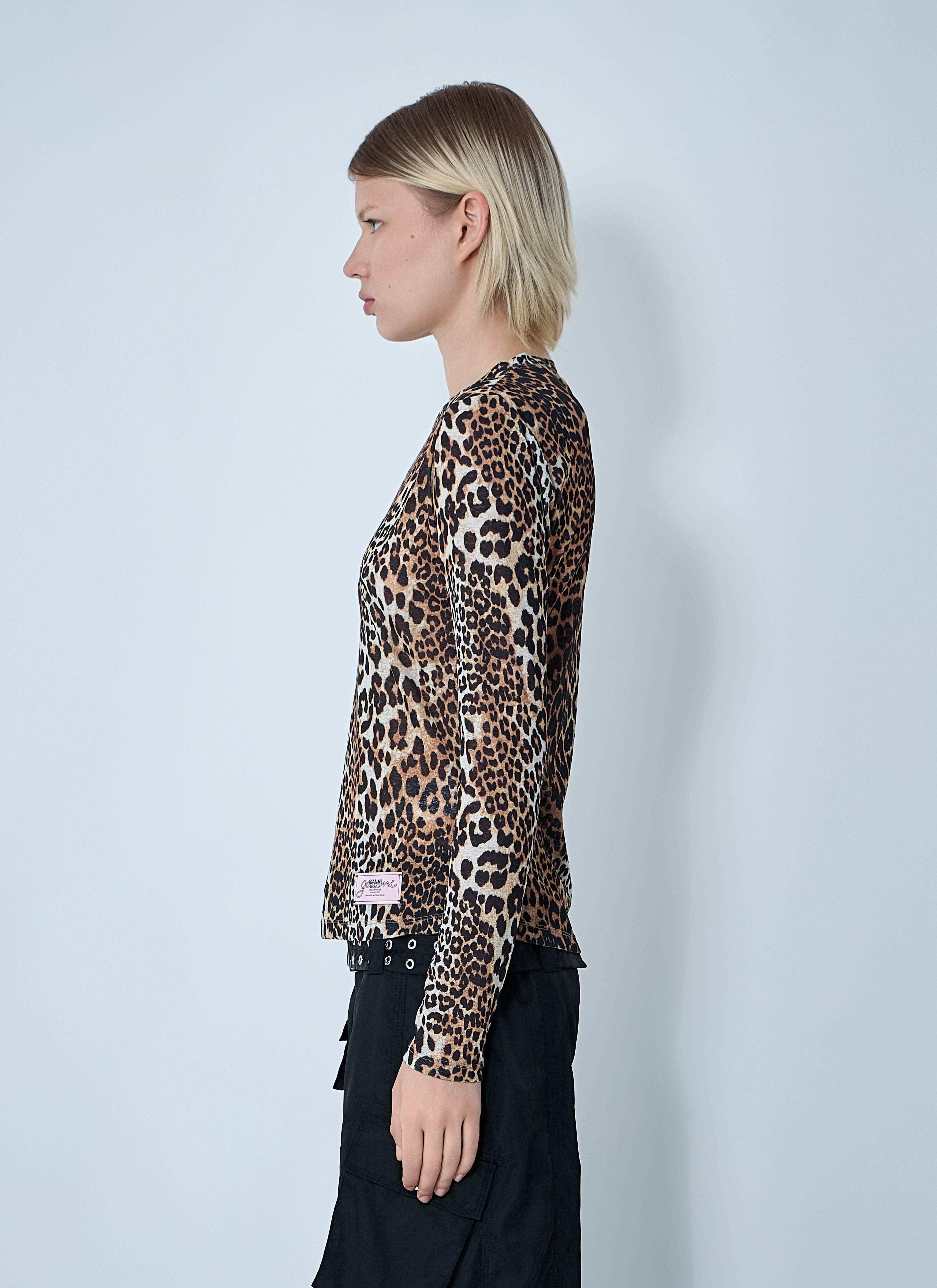 Ganni Women Mesh Top - 3