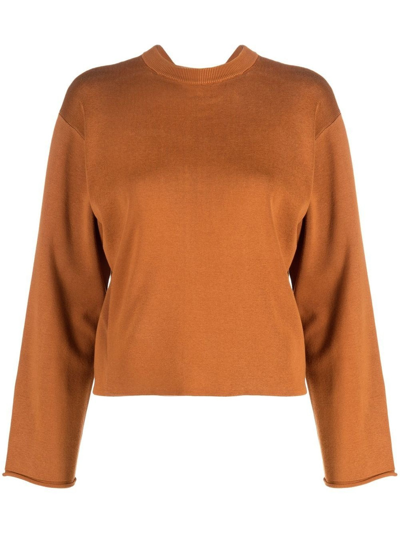rear knot-detail jumper 1