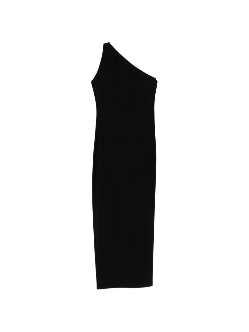 one-shoulder side-slit maxi dress 1