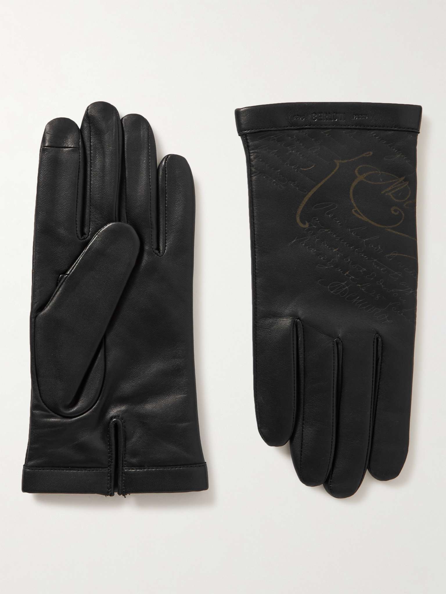Scritto Leather Gloves - 1