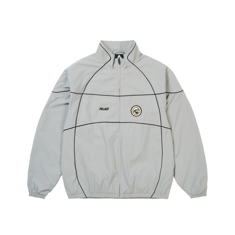 PRO TEAM PIPED SHELL JACKET GREY 1