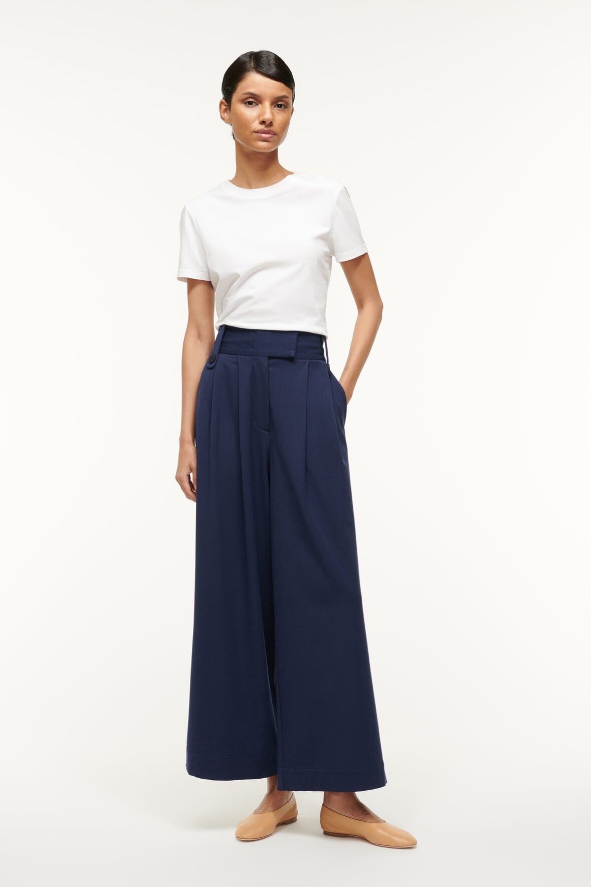 STAUD RUTH PANT NAVY - 2