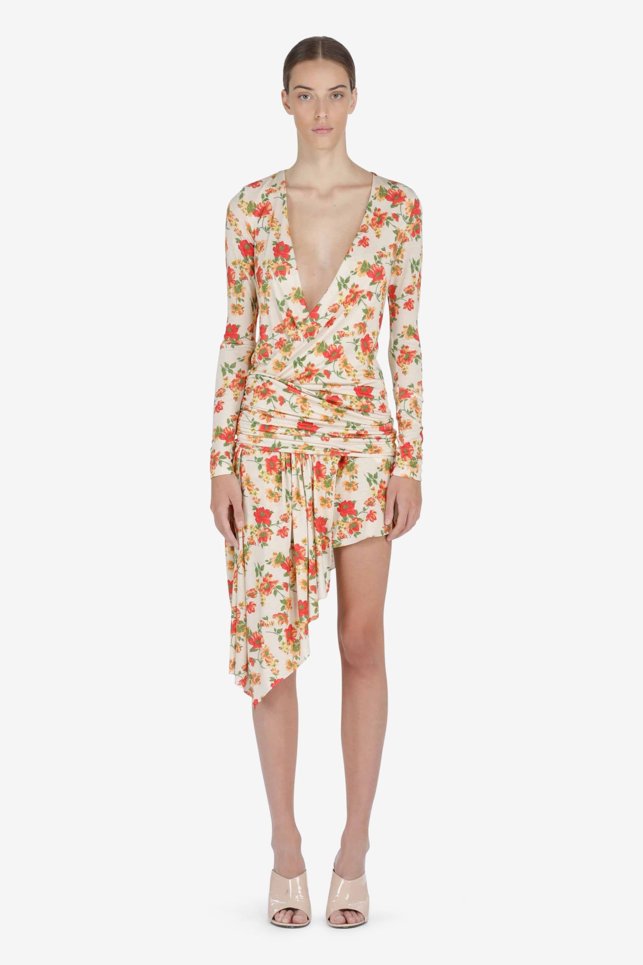 FLORAL-PRINT DRESS - 1