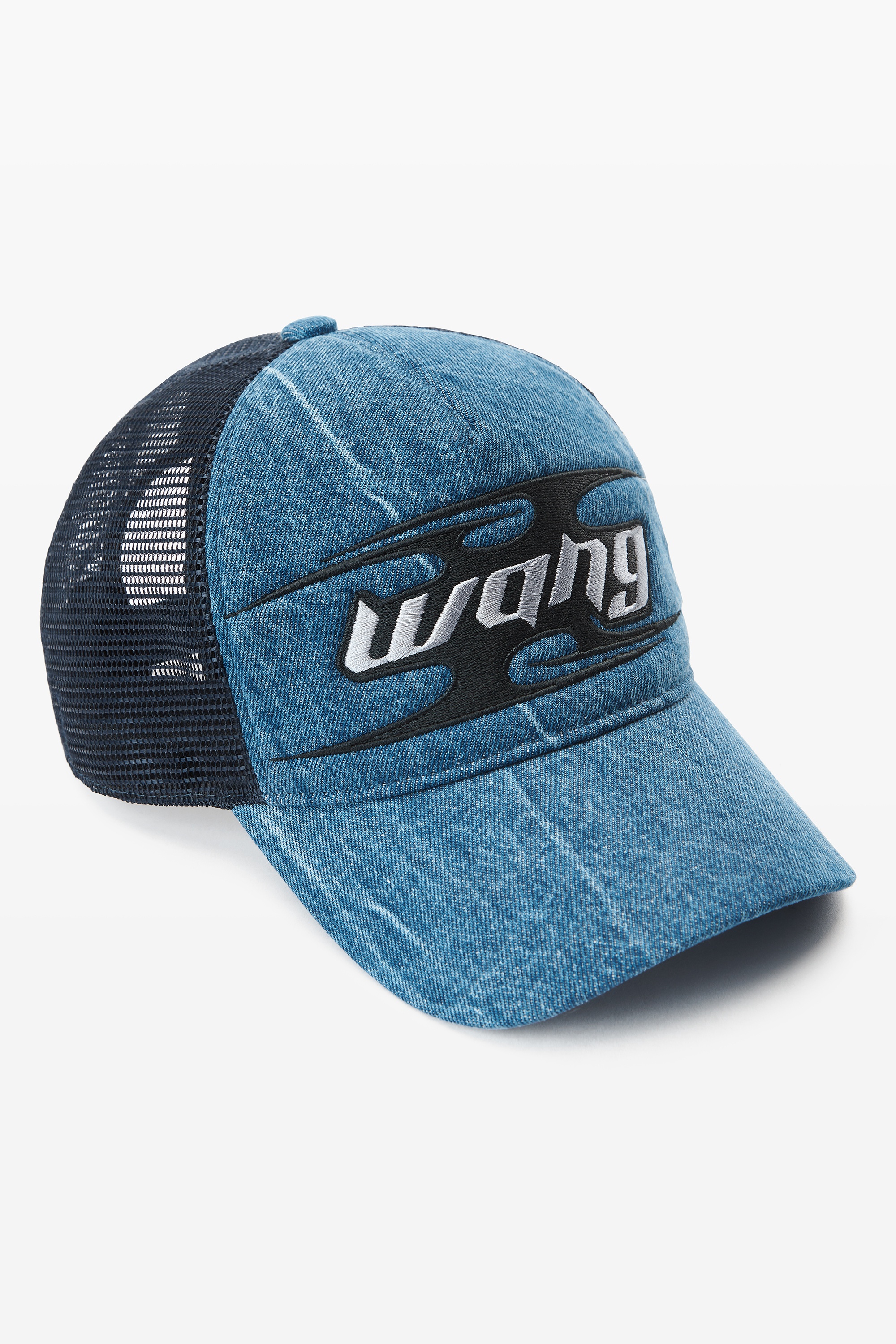 blade logo-embroidered trucker hat in cotton - 3