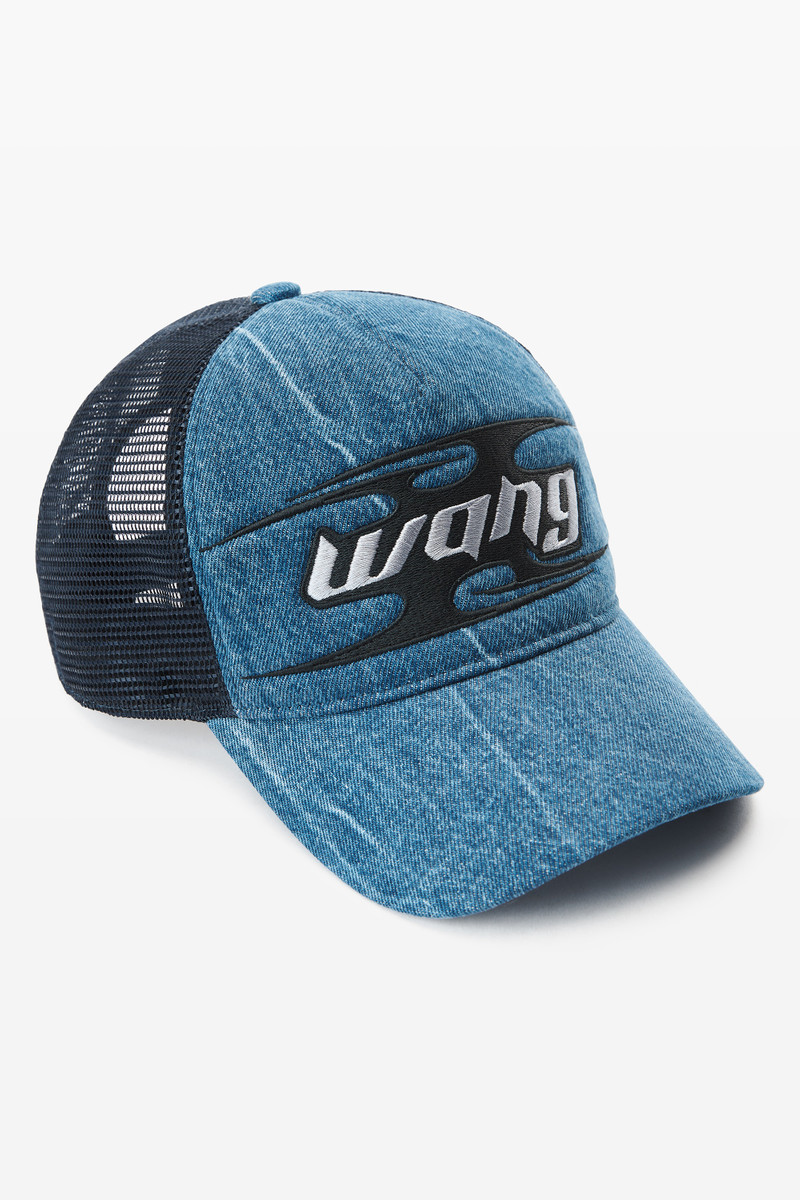 blade logo-embroidered trucker hat in cotton 3