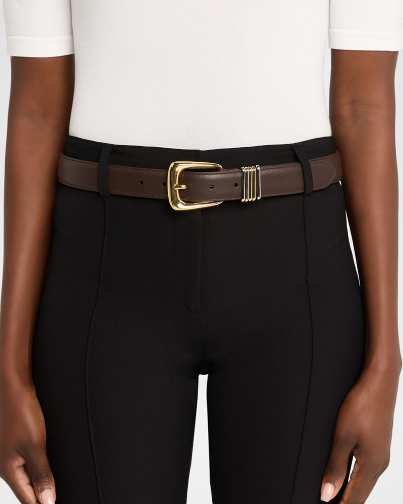 VERONICA BEARD Arch Leather Belt outlook