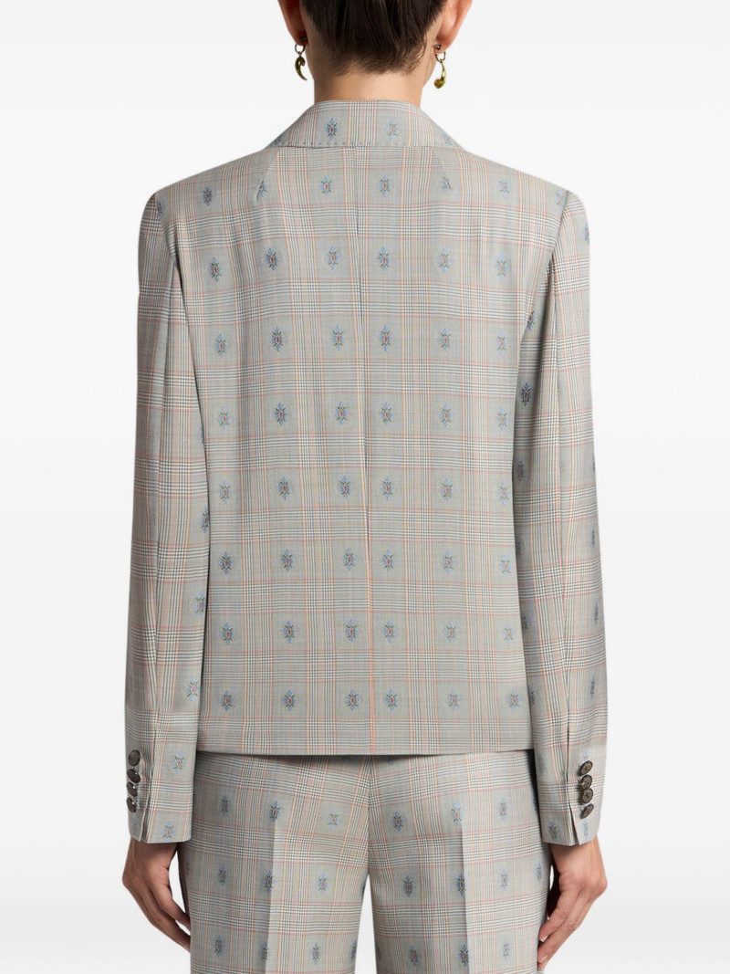 Prince Wales single-breasted blazer 3