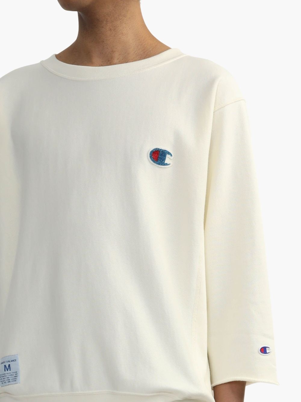 logo-patch sweatshirt - 5