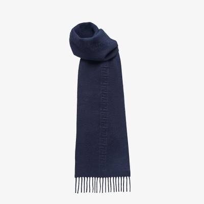 FENDI Blue cashmere scarf outlook