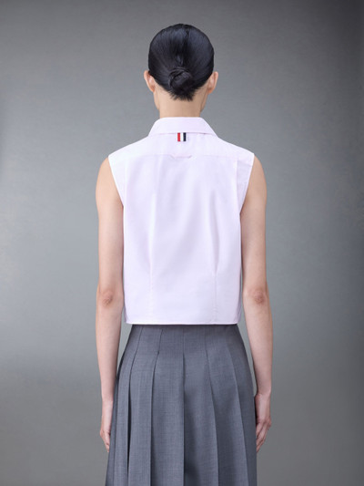 Thom Browne cotton sleeveless shirt outlook