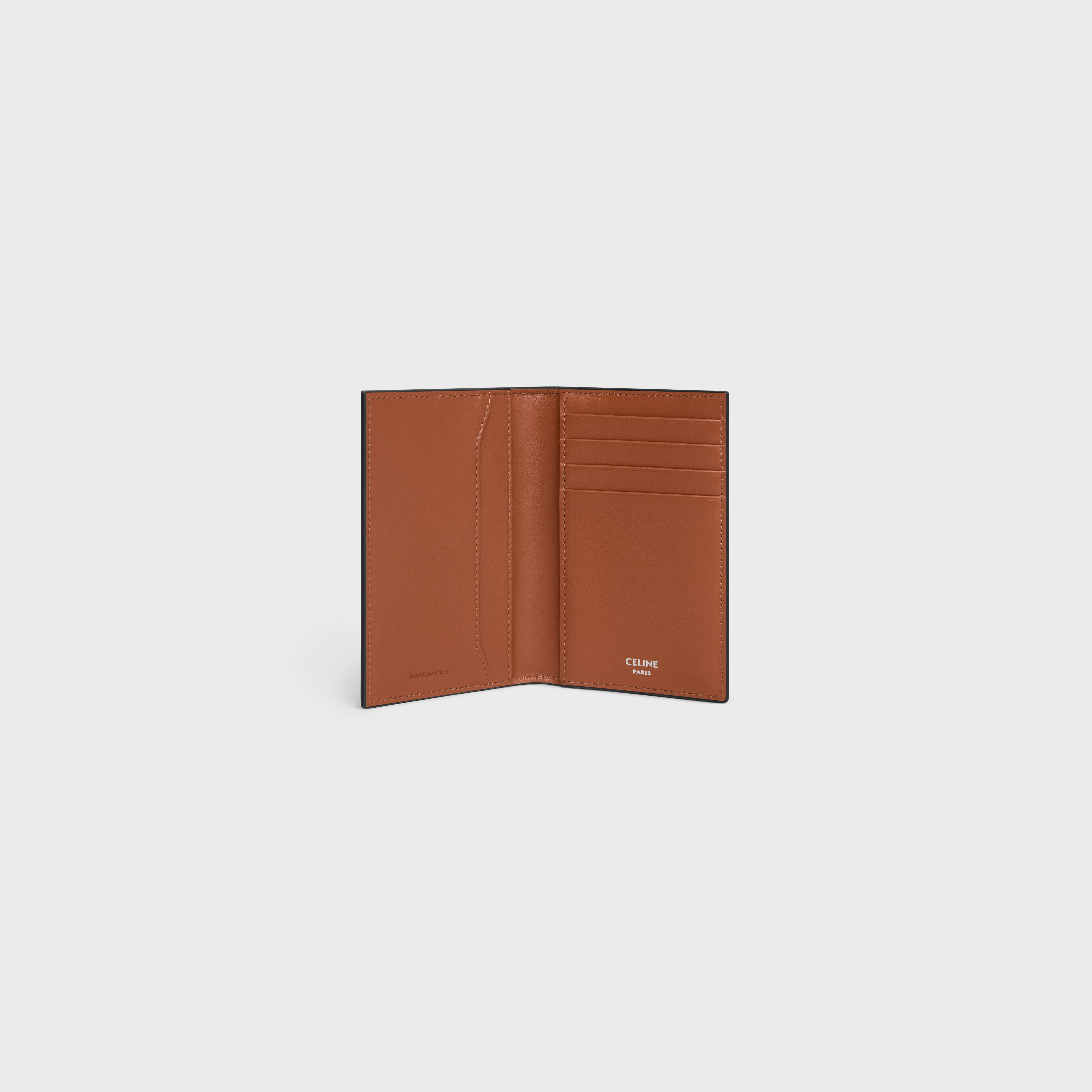 VERTICAL CARD HOLDER in TRIOMPHE CANVAS SUNSET - 5