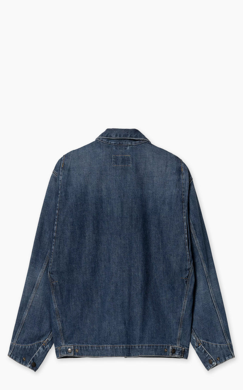 OG DETROIT JACKET CAMANO DENIM BLUE DARK USED - 6
