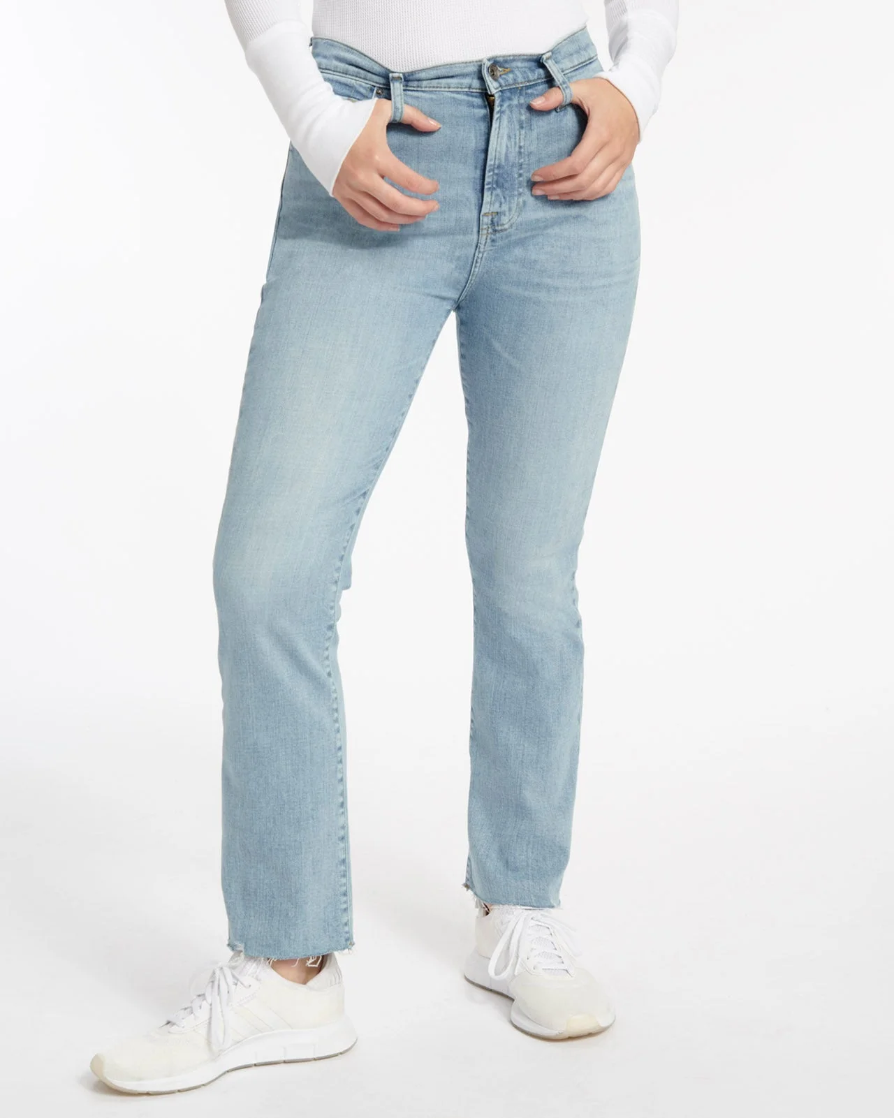 High Waist Slim Kick Jean - 1
