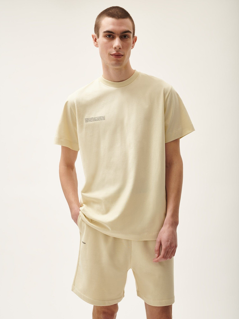 PANGAIA Mens 365 Midweight T-Shirt - Travertine Beige outlook