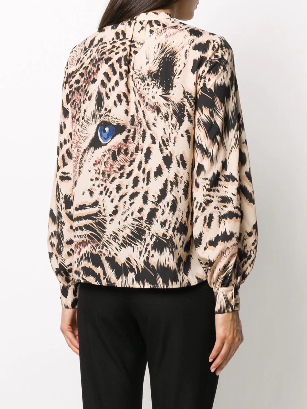 tiger print blouse - 4