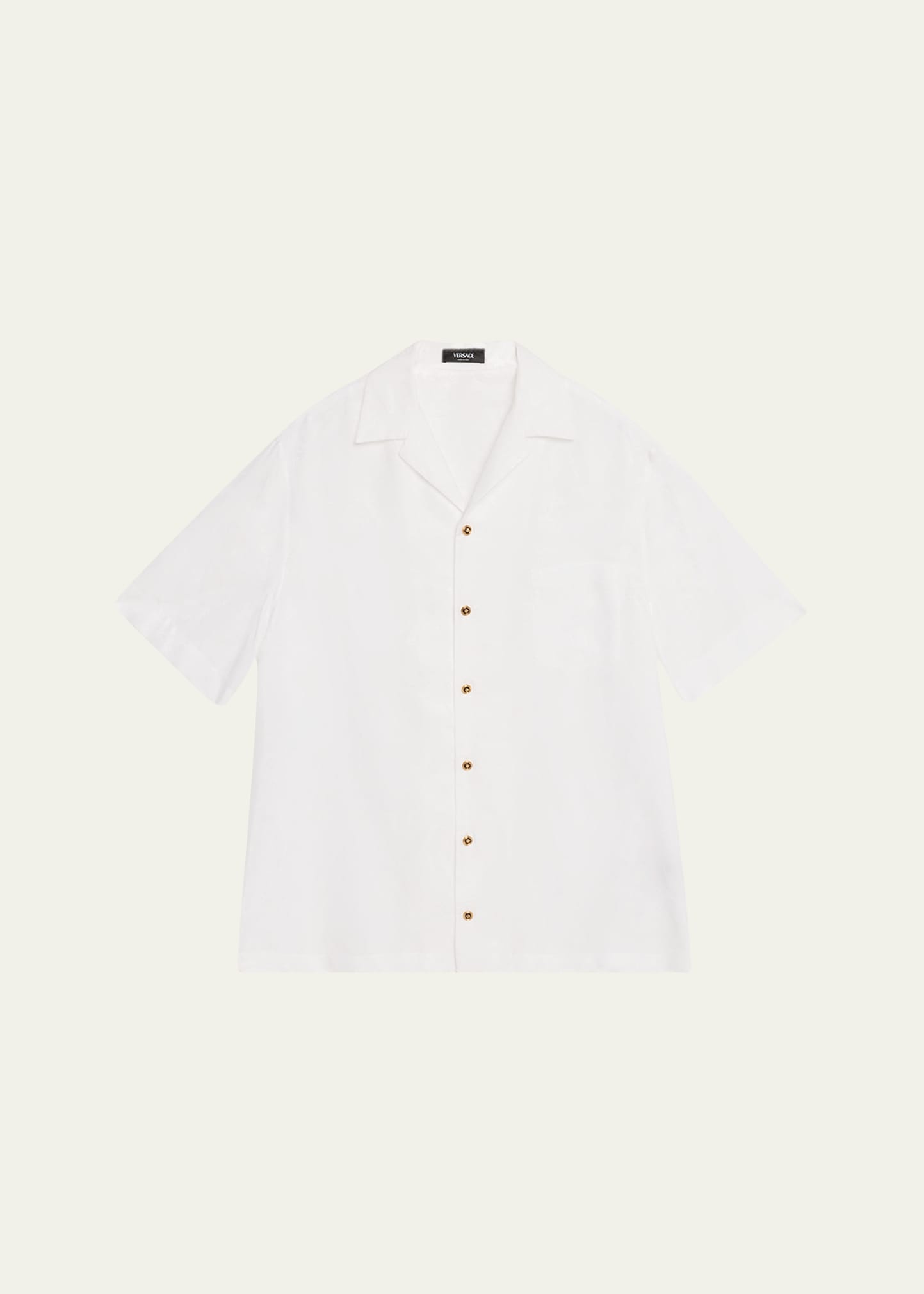 Men's Barocco Jacquard Camp Shirt - 1