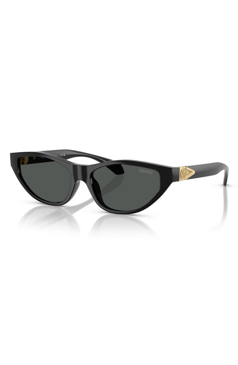 VERSACE Versace 55mm Cat Eye Sunglasses in Black at Nordstrom outlook