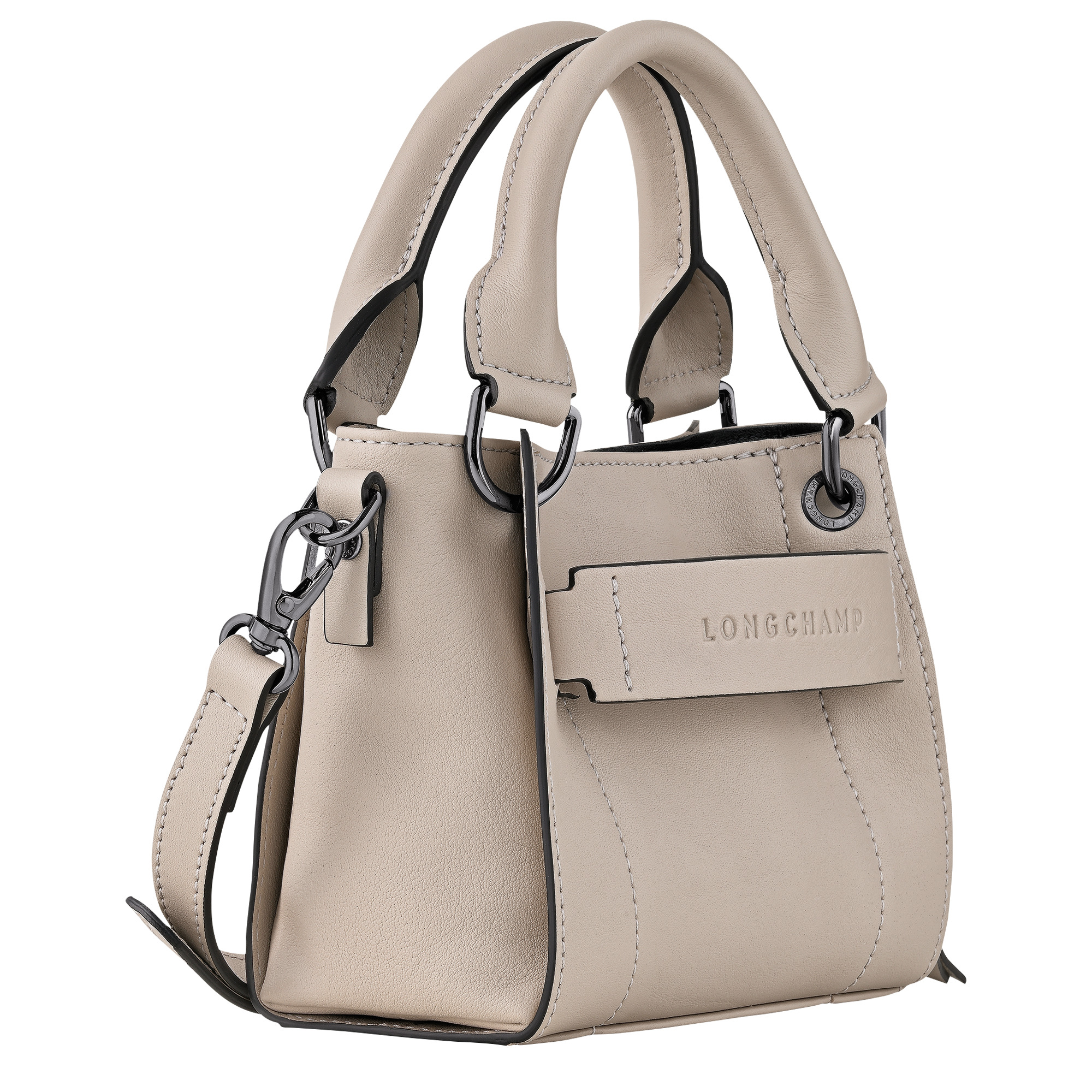 Longchamp 3D XS Handbag Clay - Leather - 3