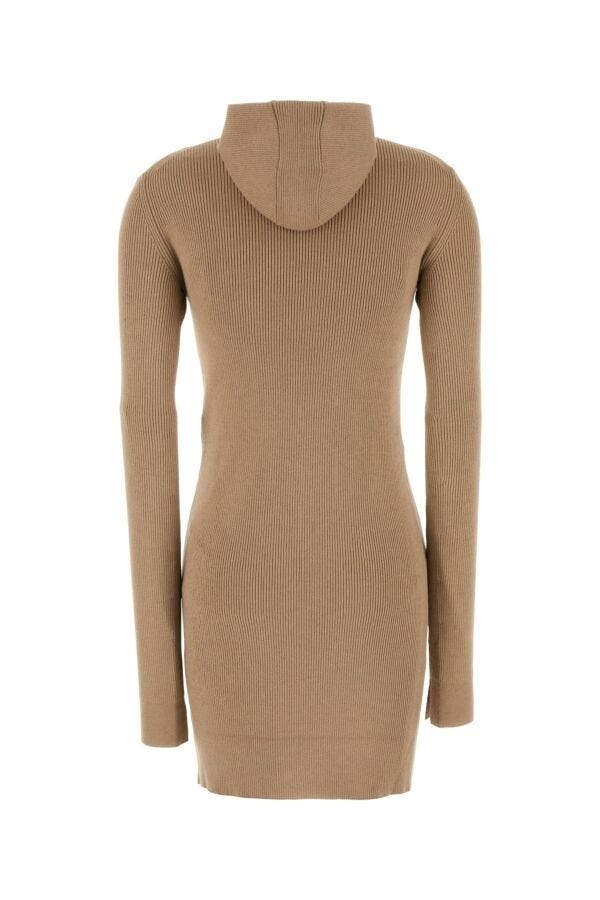 Fendi Women Mini Abito  Wool Silk Ribs - 2