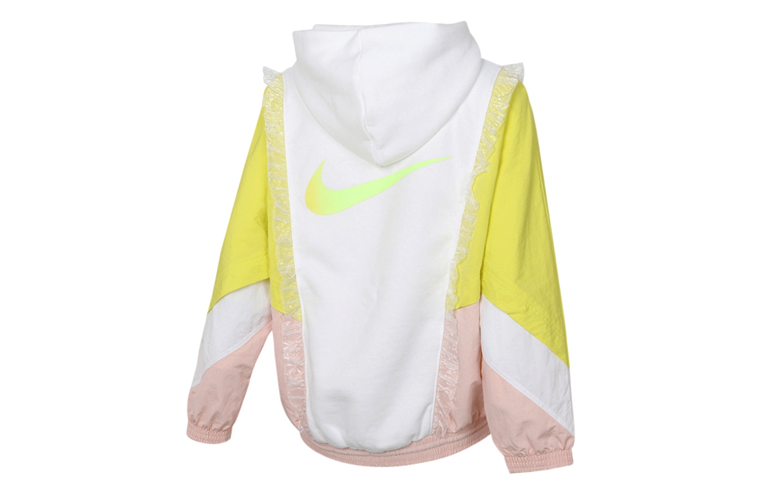 (WMNS) Nike Sportswear New Year Contrast Color Stitching Lace Fleece Lined Stay Warm Pullover Hoodie - 2