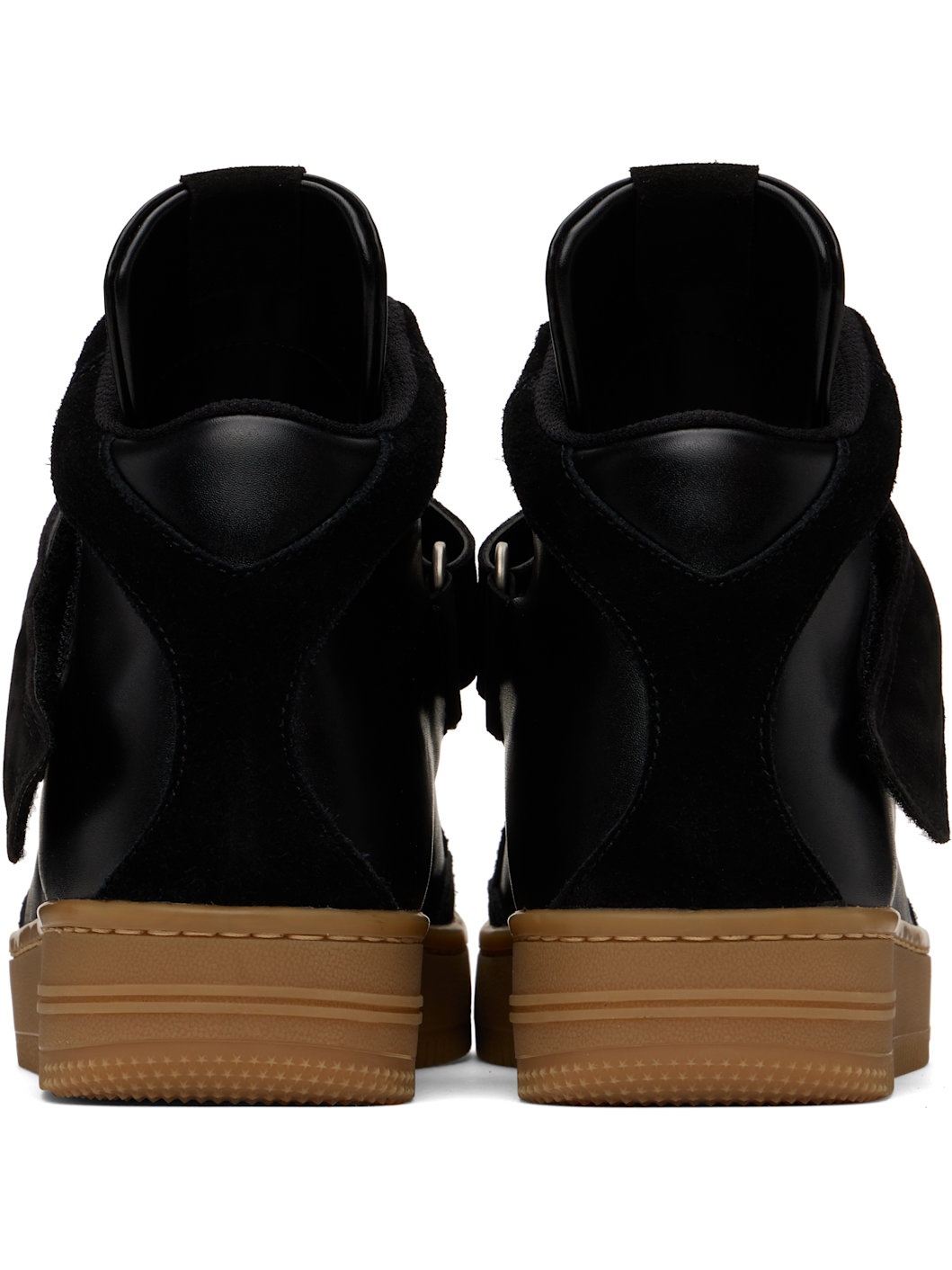 Black YY Velcro High Sneakers - 2
