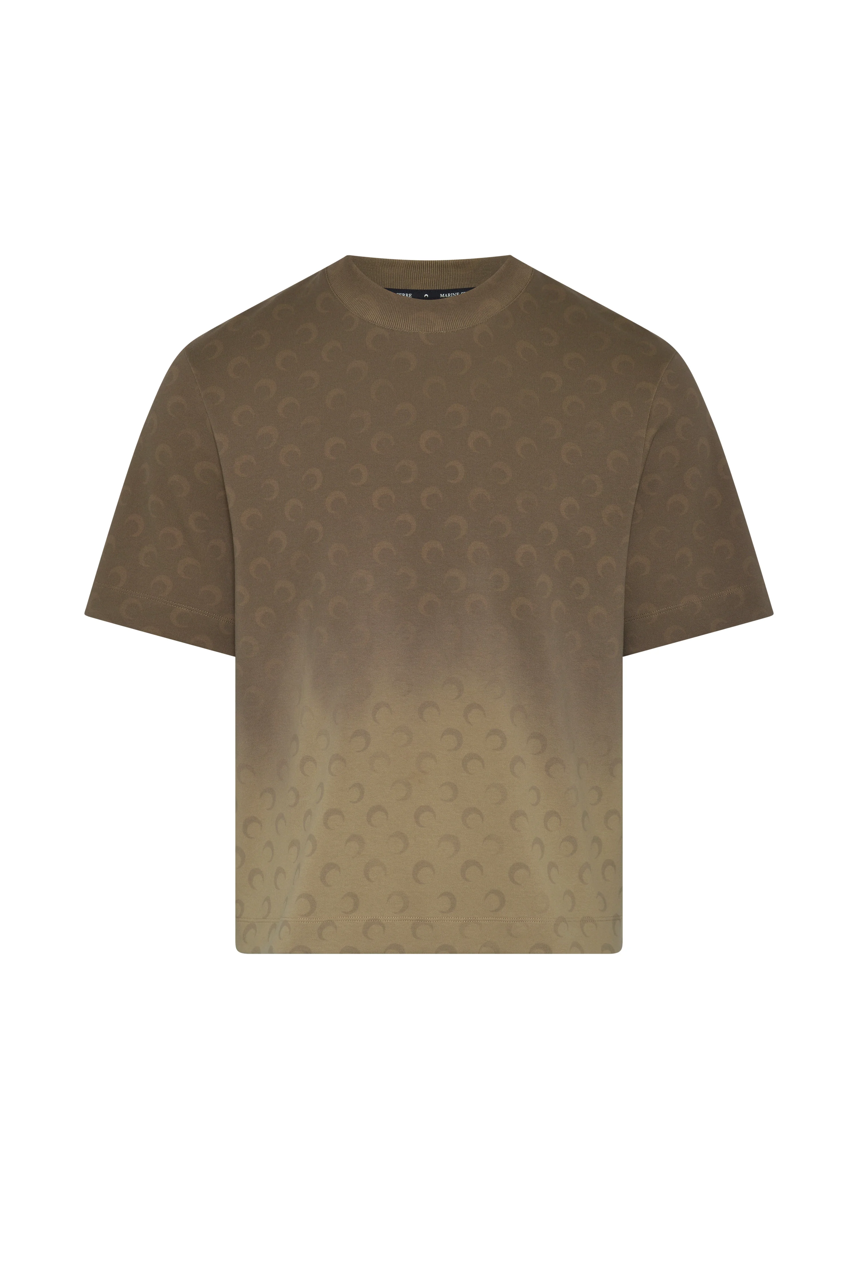 Faded moon crewneck t-shirt organic cotton - 1