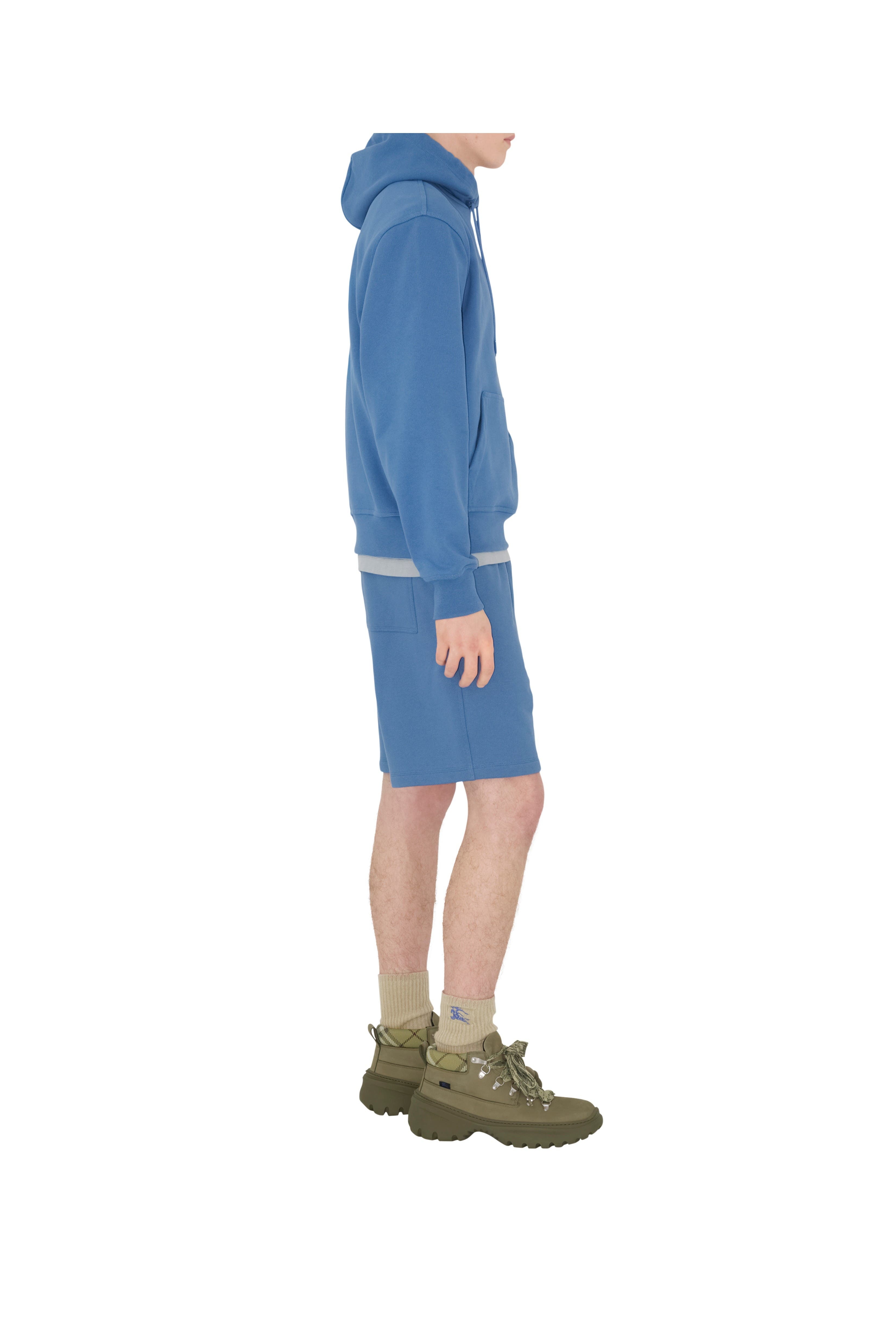 burberry EKD Badge Cotton Shorts in Pool at Nordstrom - 3