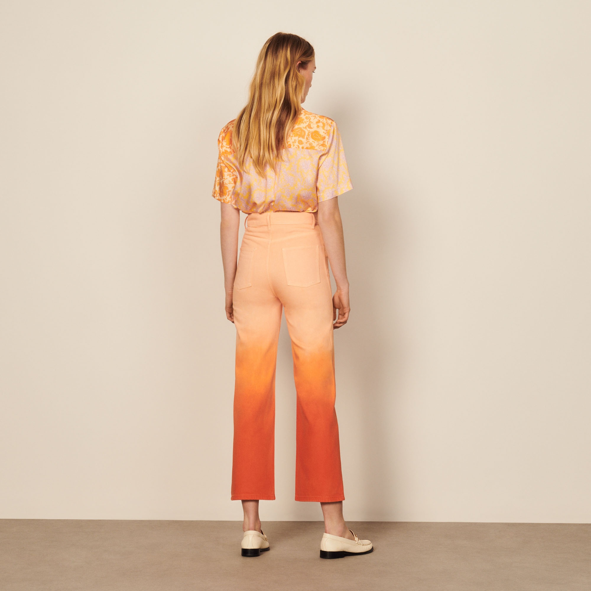 Straight-leg gradient-effect jeans - 3