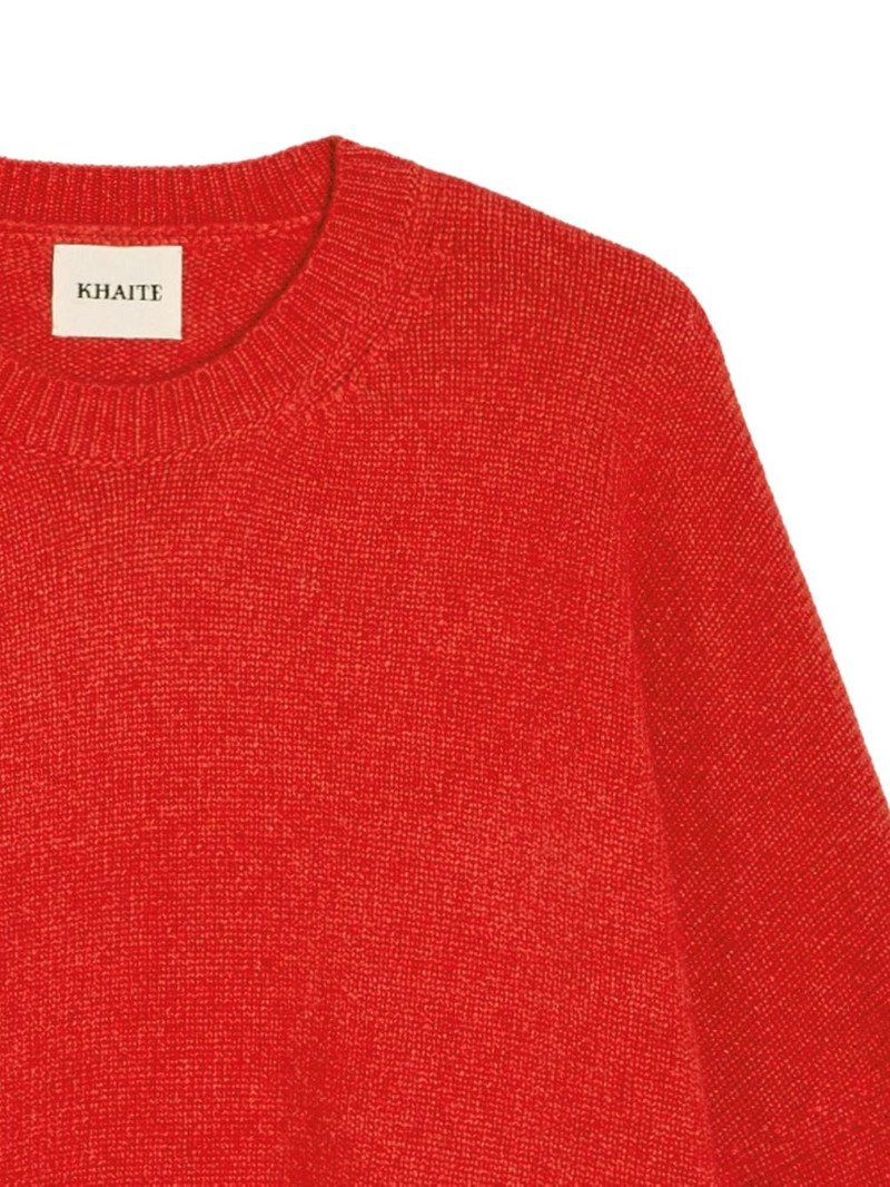 KHAITE crew-neck sweater outlook