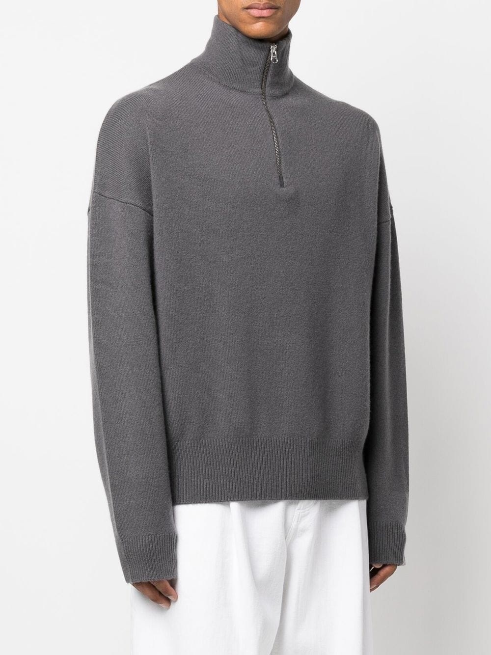 high-neck pullover jumper - 4