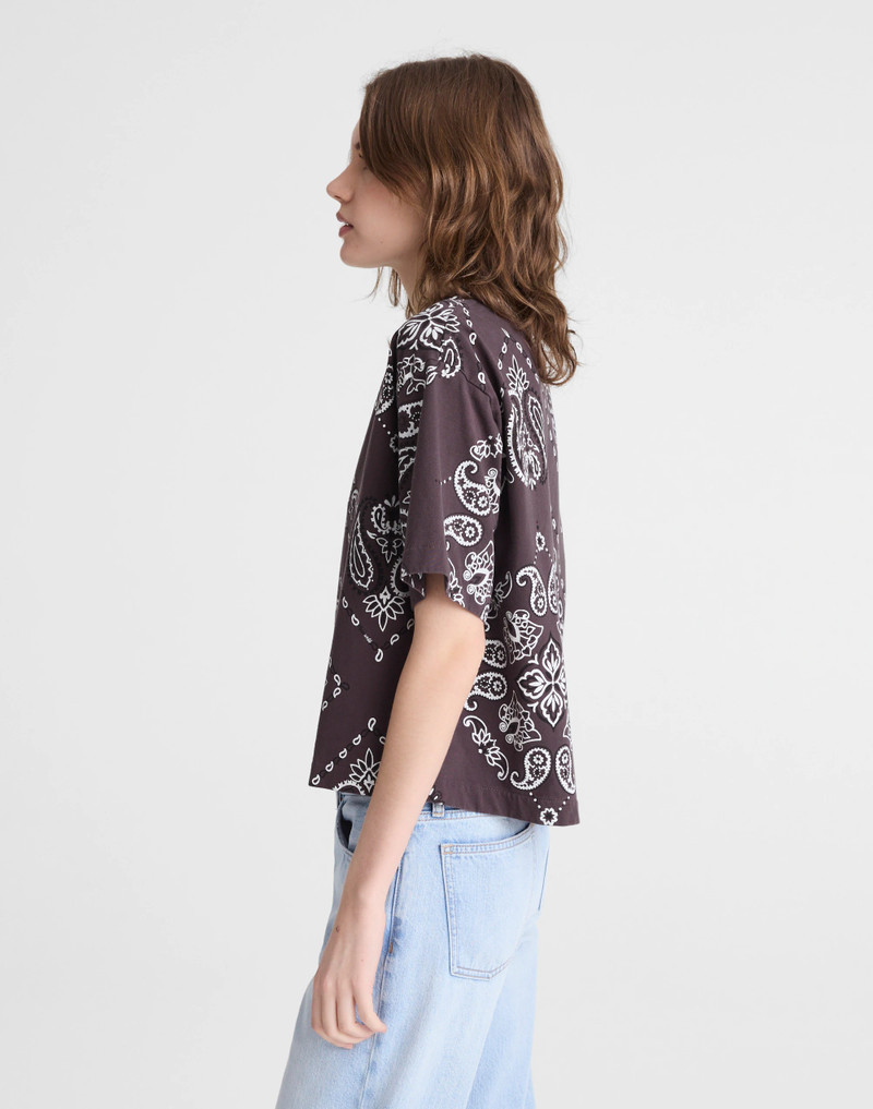 The Boxy Crop Tee in Allday Jersey 4