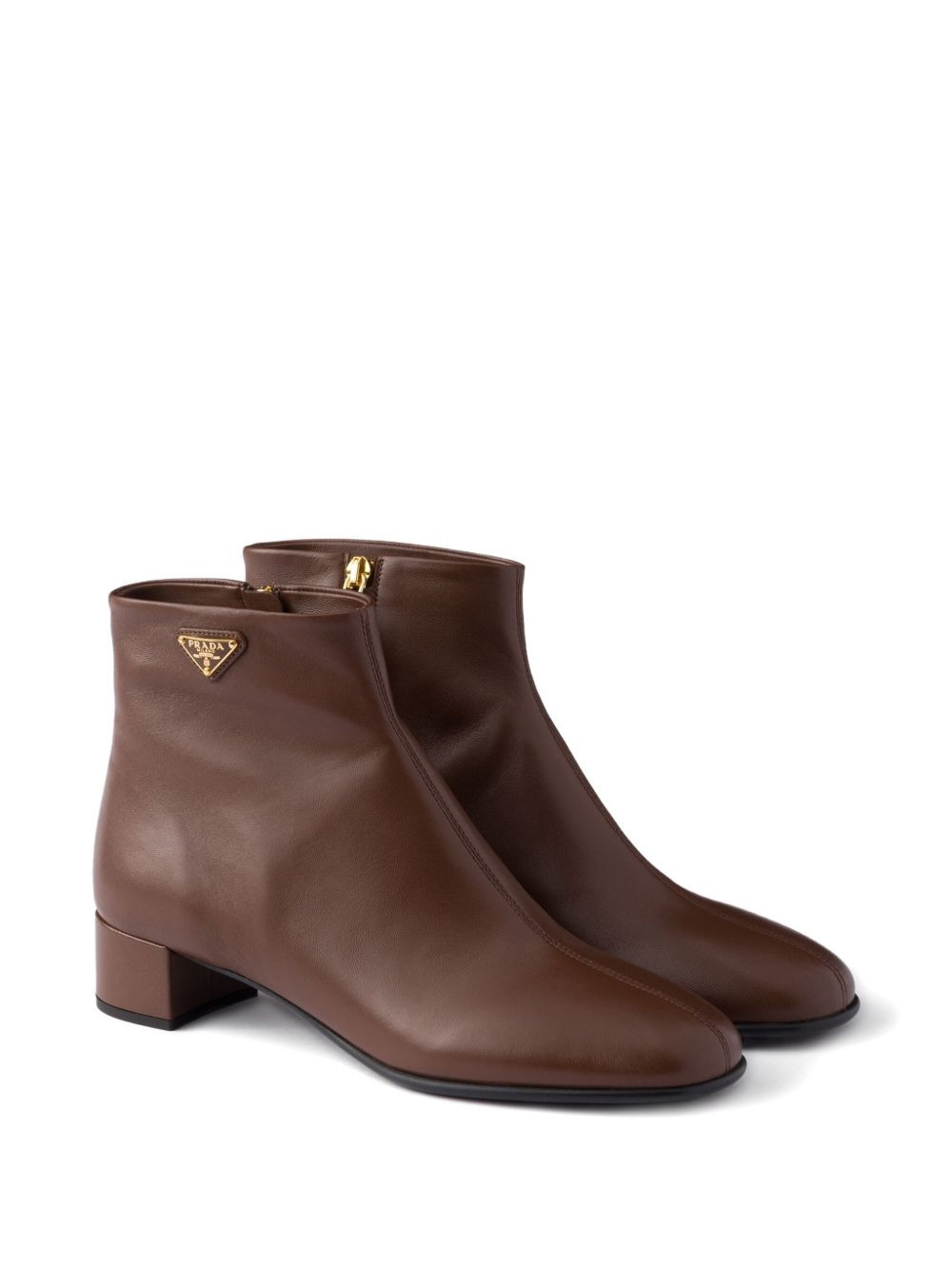 35mm logo zip boots - 2