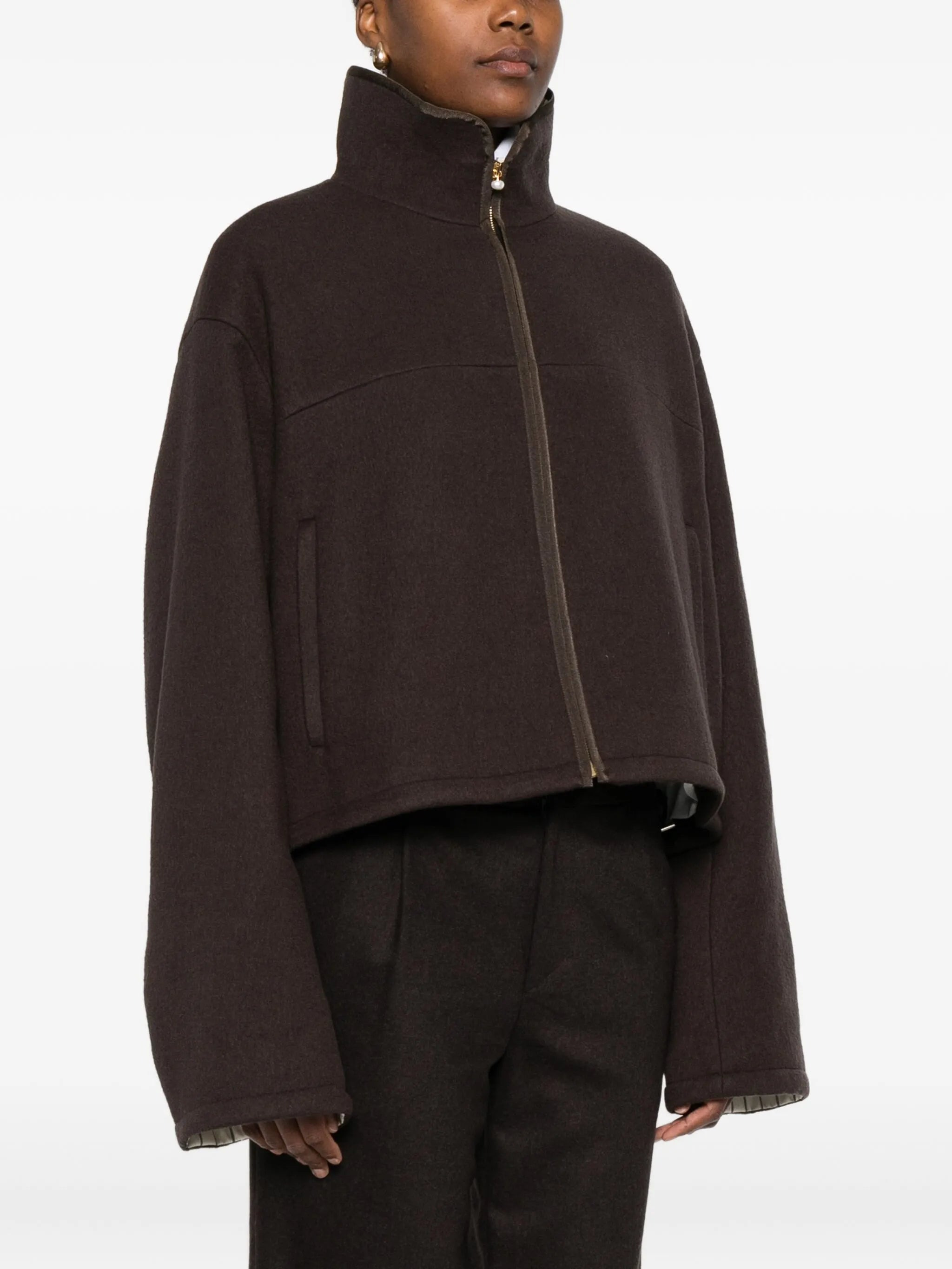 Carven Zip-up Wool Jacket - 3