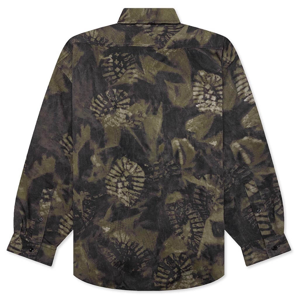 OSETAR BOOT PRINT OVERSHIRT - WASHED BLACK - 2
