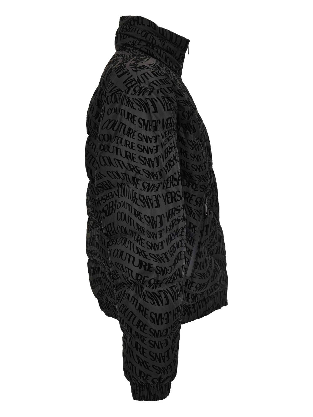 logo-print puffer jacket - 2