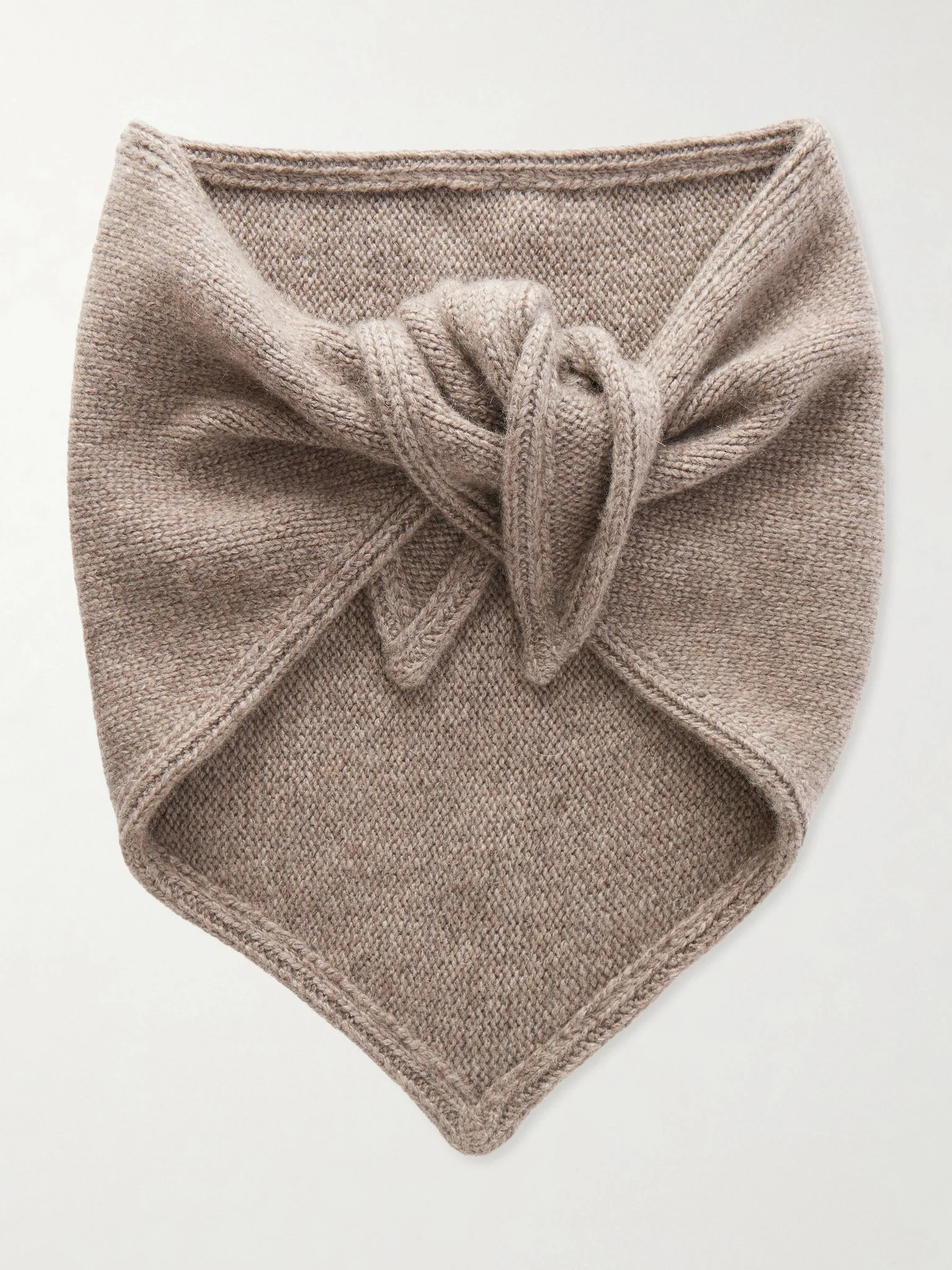 Pyrite cashmere scarf Taupe - 1