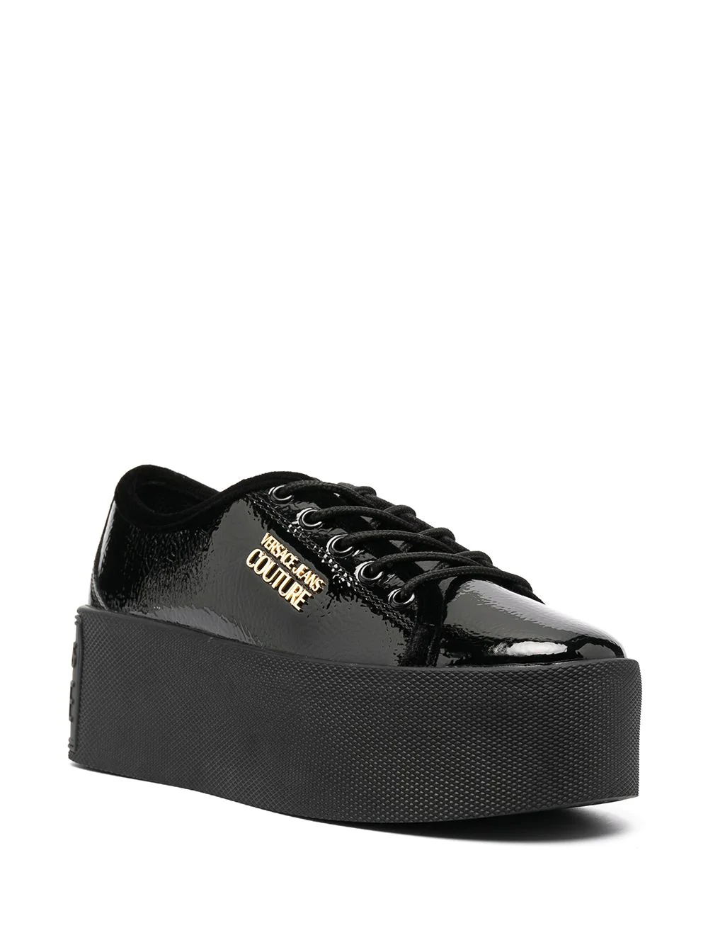 logo platform sneakers - 2